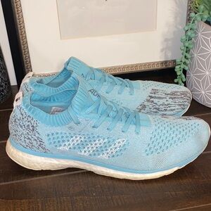Adidas Limited Edition Parley X Adizero Prime Running Shoes Size 11 Blue Spirit